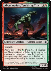 Abomination, Terrifying Titan · 198 · Marvel Super Heroes · Non-foil