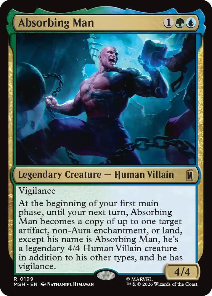 Absorbing Man · 199 · Marvel Super Heroes · Non-foil