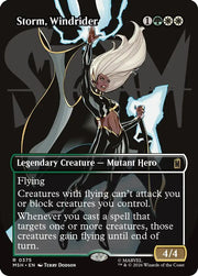 Storm, Windrider (Borderless) · 375 · Marvel Super Heroes · Foil