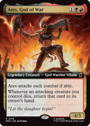 Ares, God of War (Extended Art) · 418 · Marvel Super Heroes · Foil