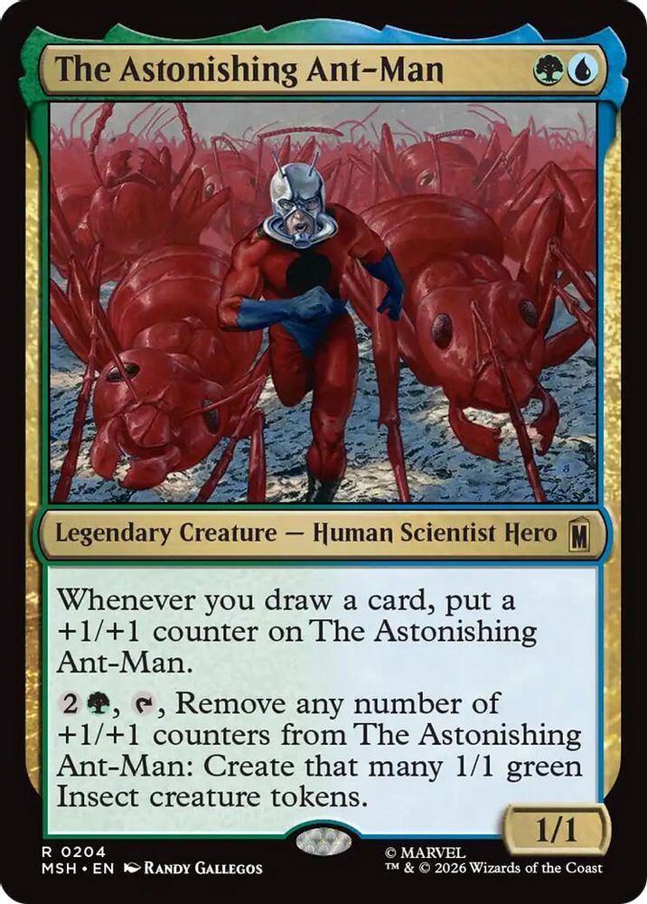 The Astonishing Ant-Man · 204 · Marvel Super Heroes · Foil