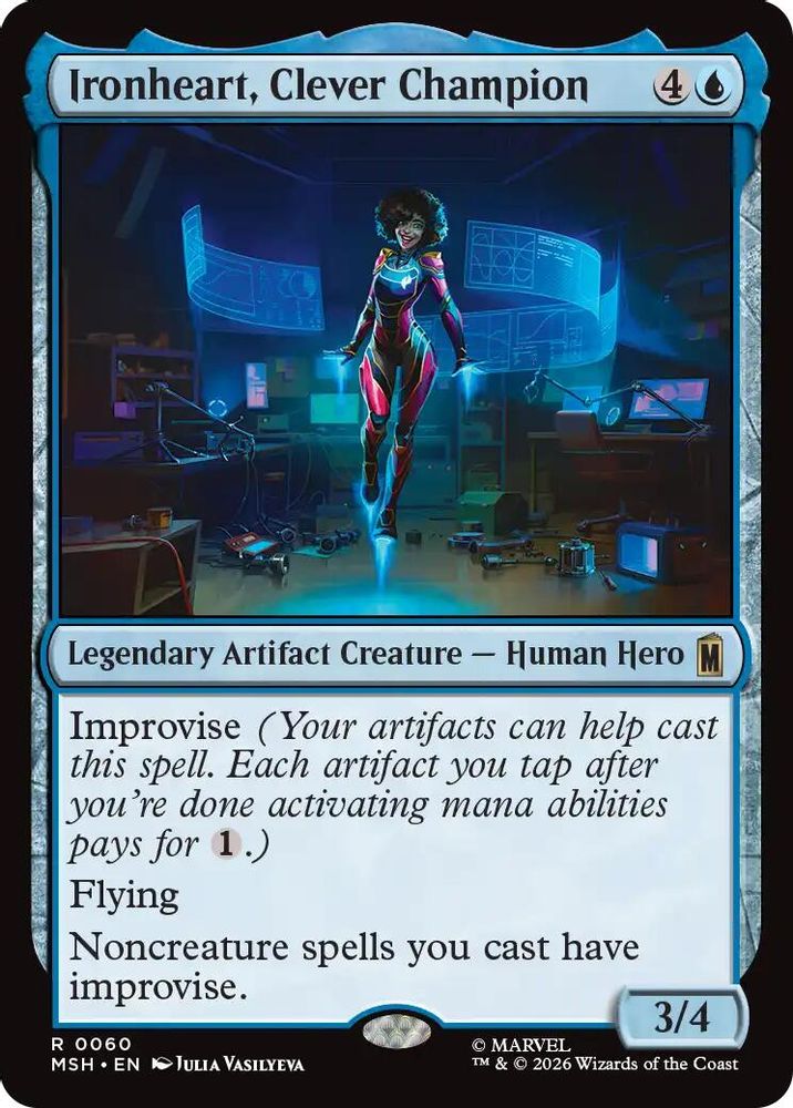 Ironheart, Clever Champion · 60 · Marvel Super Heroes · Non-foil