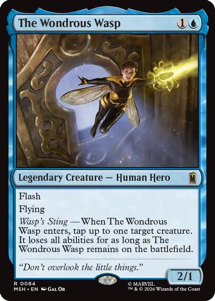 The Wondrous Wasp · 84 · Marvel Super Heroes · Non-foil