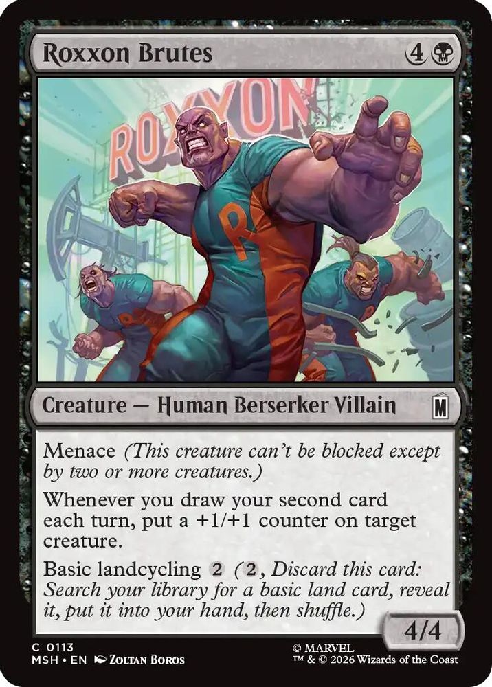 Roxxon Brutes · 113 · Marvel Super Heroes · Foil