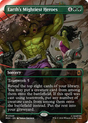 Earth's Mightiest Heroes (Borderless) · 349 · Marvel Super Heroes · Non-foil