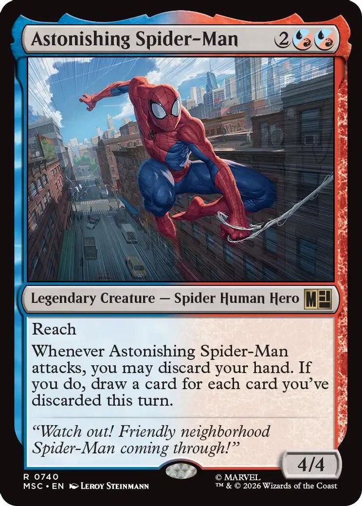 Astonishing Spider-Man · 740 · Commander: Marvel Super Heroes · Foil