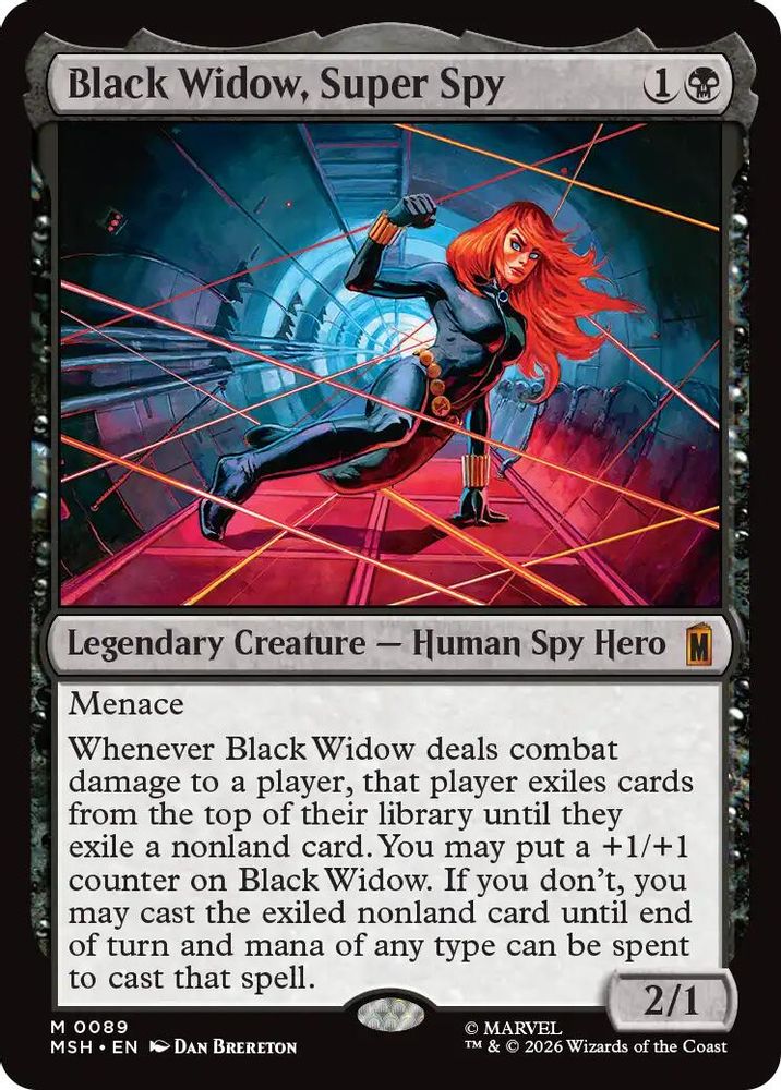 Black Widow, Super Spy · 89 · Marvel Super Heroes · Non-foil