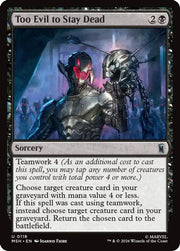 Too Evil to Stay Dead · 118 · Marvel Super Heroes · Non-foil