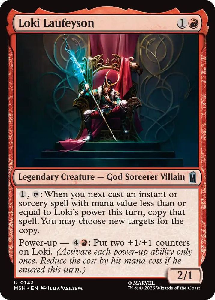 Loki Laufeyson · 143 · Marvel Super Heroes · Foil