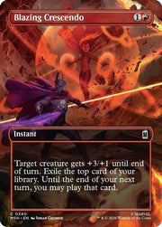 Blazing Crescendo (Borderless) · 340 · Marvel Super Heroes · Foil