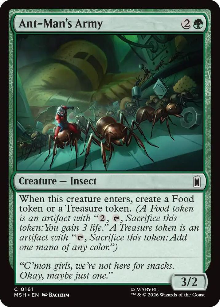Ant-Man's Army · 161 · Marvel Super Heroes · Foil