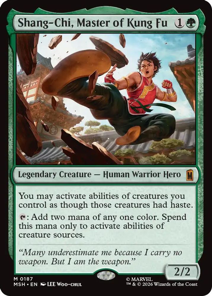 Shang-Chi, Master of Kung Fu · 187 · Marvel Super Heroes · Non-foil