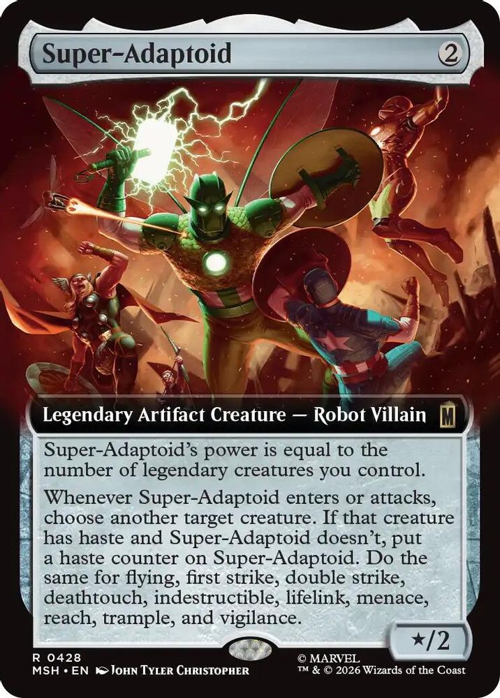 Super-Adaptoid (Extended Art) · 428 · Marvel Super Heroes · Foil