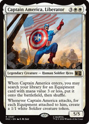 Captain America, Liberator · 587 · Commander: Marvel Super Heroes · Non-foil