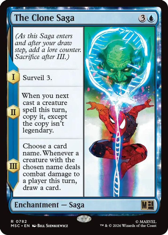 The Clone Saga · 782 · Commander: Marvel Super Heroes · Foil