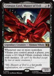 Crimson Cowl, Master of Evil · 653 · Commander: Marvel Super Heroes · Non-foil