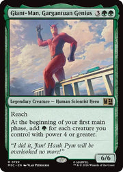 Giant-Man, Gargantuan Genius · 722 · Commander: Marvel Super Heroes · Foil