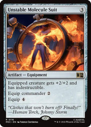 Unstable Molecule Suit · 116 · Commander: Marvel Super Heroes · Surge Foil