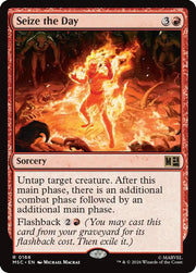Seize the Day · 166 · Commander: Marvel Super Heroes · Surge Foil