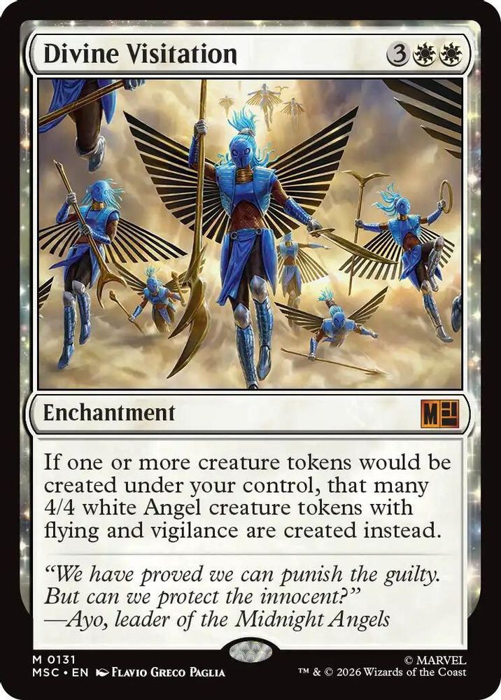 Divine Visitation · 131 · Commander: Marvel Super Heroes · Surge Foil