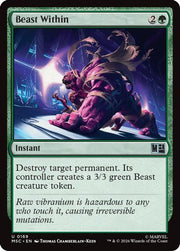 Beast Within · 169 · Commander: Marvel Super Heroes · Surge Foil