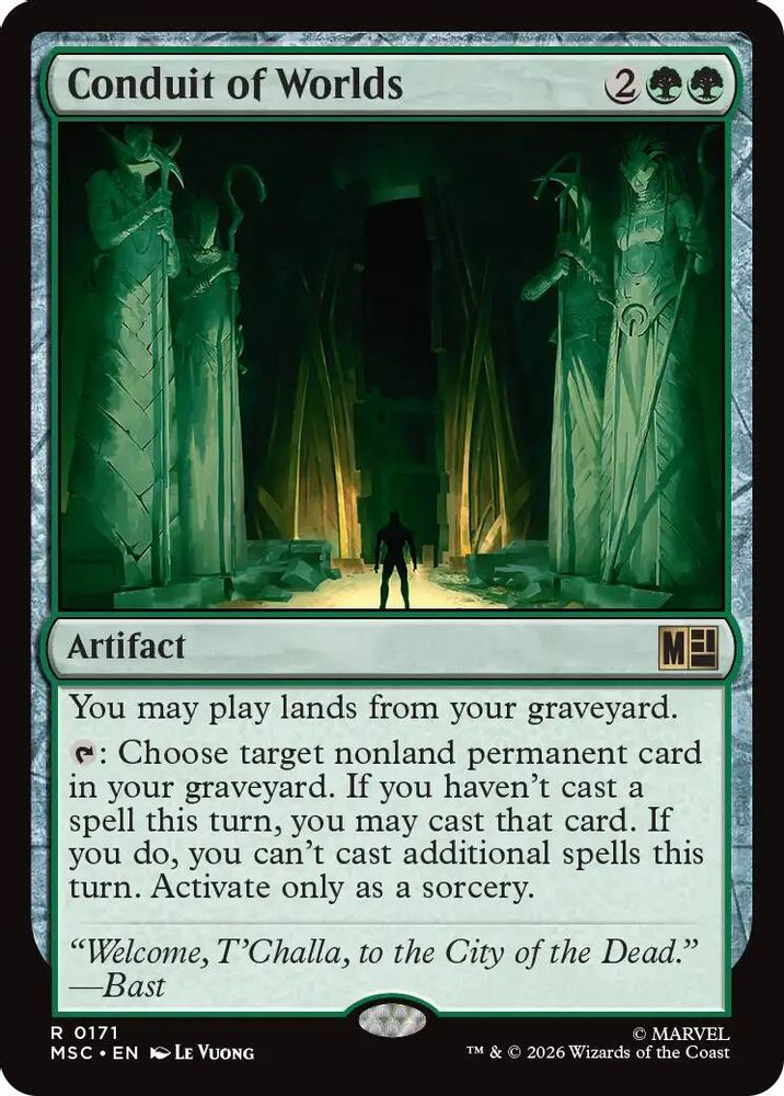 Conduit of Worlds · 171 · Commander: Marvel Super Heroes · Surge Foil