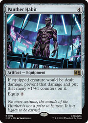 Panther Habit · 112 · Commander: Marvel Super Heroes · Surge Foil