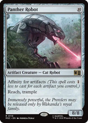 Panther Robot · 113 · Commander: Marvel Super Heroes · Surge Foil