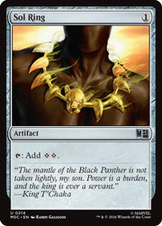Sol Ring (0214) · 214 · Commander: Marvel Super Heroes · Surge Foil