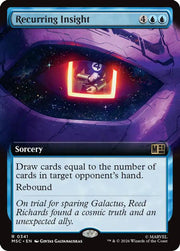 Recurring Insight (Extended Art) · 341 · Commander: Marvel Super Heroes · Non-foil