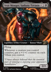 Iron Monger, Sadistic Tycoon (Extended Art) · 350 · Commander: Marvel Super Heroes · Non-foil