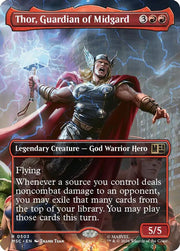 Thor, Guardian of Midgard (Borderless) · 503 · Commander: Marvel Super Heroes · Non-foil