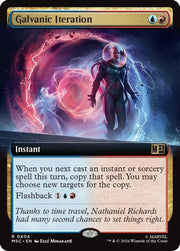 Galvanic Iteration (Extended Art) · 404 · Commander: Marvel Super Heroes · Non-foil