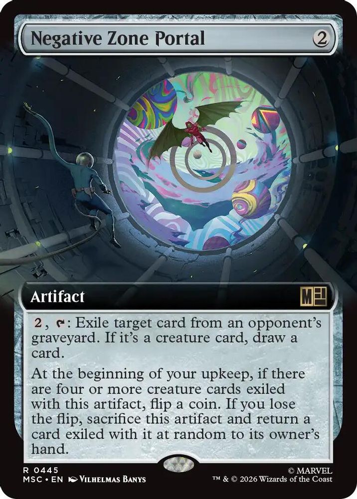 Negative Zone Portal (Extended Art) · 445 · Commander: Marvel Super Heroes · Non-foil