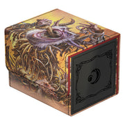 Ultimate Guard Sidewinder 100+ Xenoskin Deckcase: Lorwyn Eclipsed - Gristle Glutton - The Gathering mana symbol on the side panel.