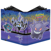 Ultra Pro 9-Pocket Binder: Pokémon - Gallery Series Haunted Hollow (PREORDER) - Blue Ultra Pro 9-pocket binder featuring Pokémon Ghost-type characters and a spooky forest background.