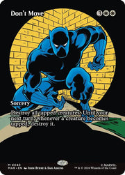 Don't Move (Borderless) · 43 · Marvel Universe Eternal-Legal · Non-foil