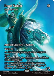 Doom Variant - Roaming Throne (Borderless) · 99 · Marvel Universe Eternal-Legal · Foil