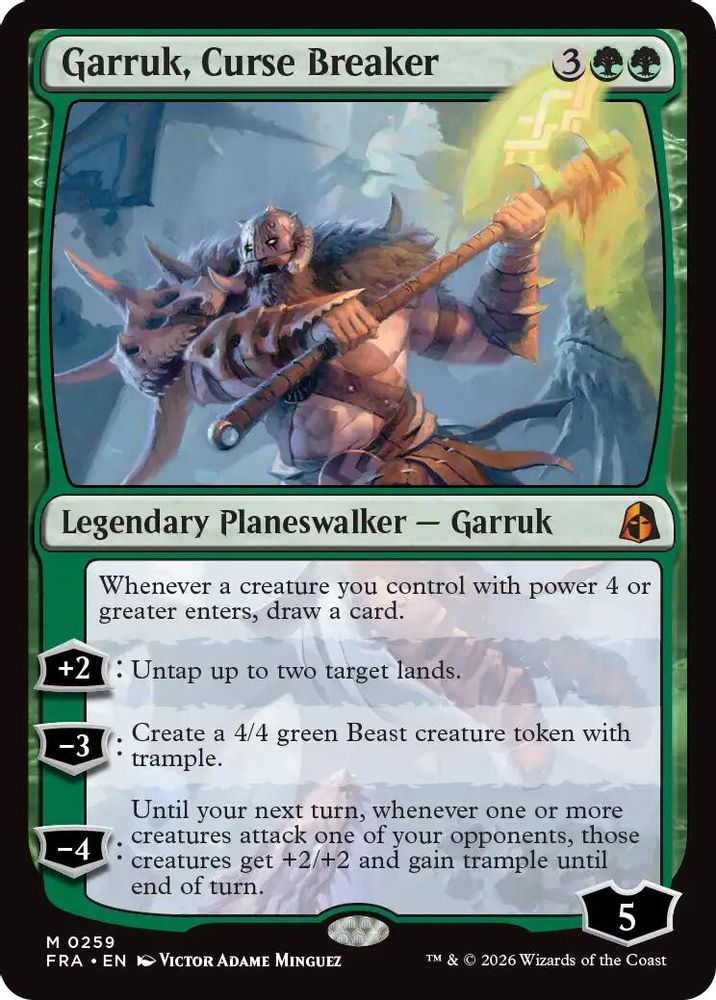 Garruk, Curse Breaker · 259 · FRA · Foil