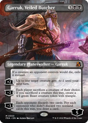 Garruk, Veiled Butcher (Borderless) · 303 · Reality Fracture · Foil