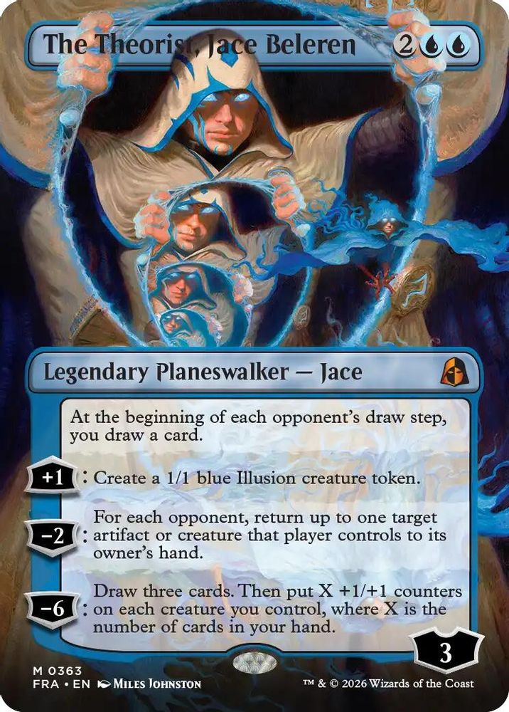 The Theorist, Jace Beleren (Borderless) (0363) · 363 · Reality Fracture · Non-foil