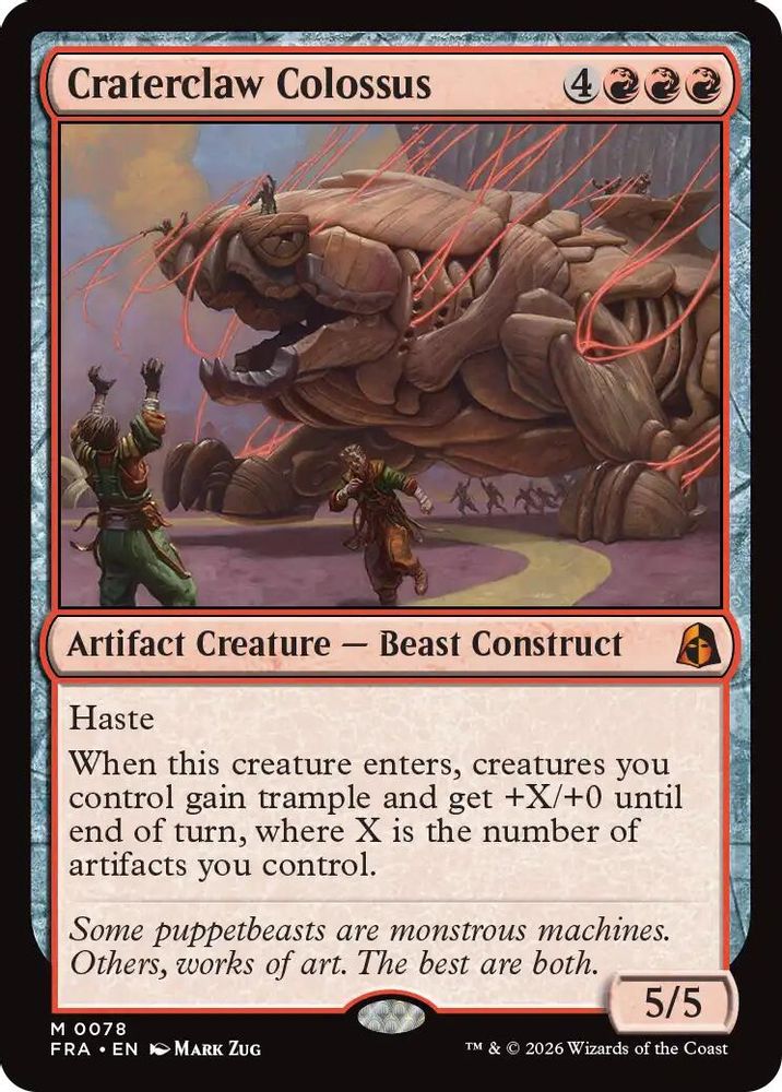 Craterclaw Colossus · 78 · FRA · Non-foil