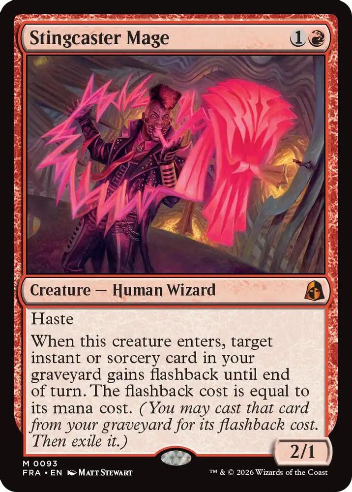 Stingcaster Mage · 93 · Reality Fracture · Non-foil