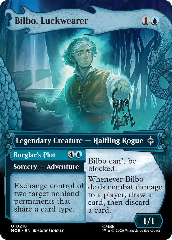 Bilbo, Luckwearer (Showcase) · 218 · The Hobbit · Non-foil