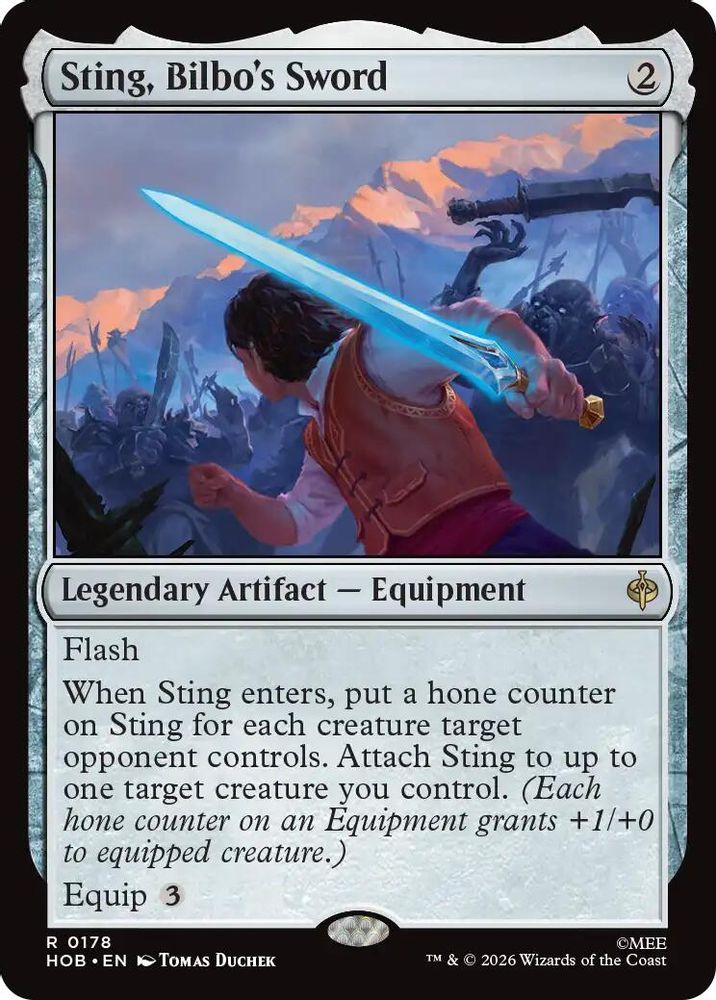 Sting, Bilbo's Sword · 178 · The Hobbit · Foil