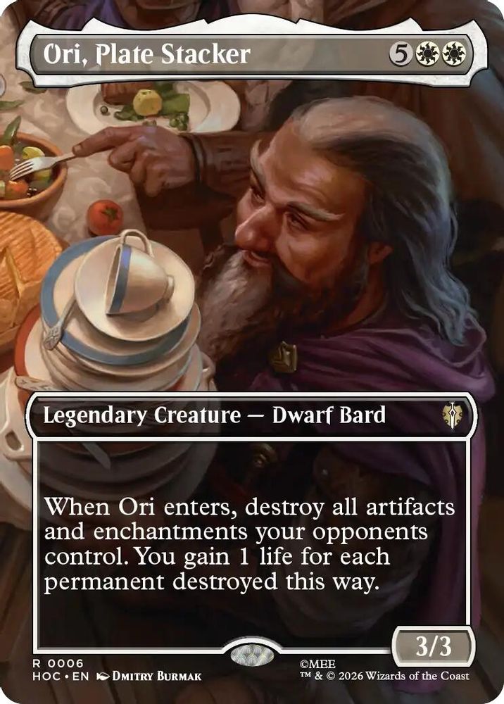 Ori, Plate Stacker (Borderless) · 6 · The Hobbit: Eternal-Legal · Non-foil