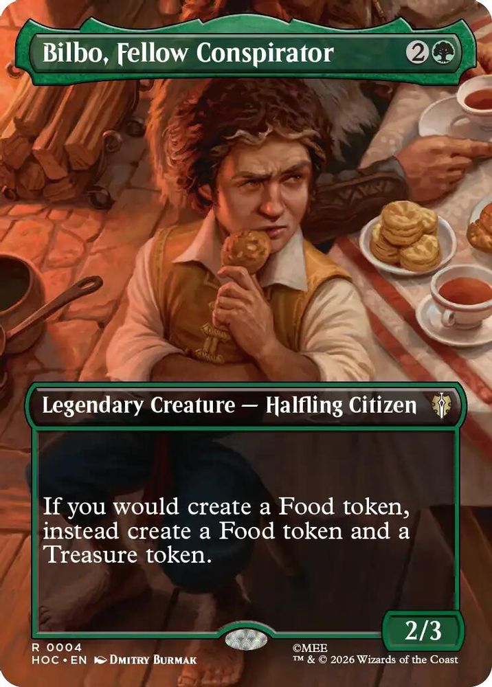 Bilbo, Fellow Conspirator (Borderless) · 4 · HOC · Foil