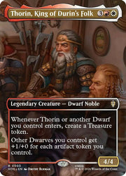 Thorin, King of Durin's Folk (Borderless) · 3 · The Hobbit: Eternal-Legal · Non-foil