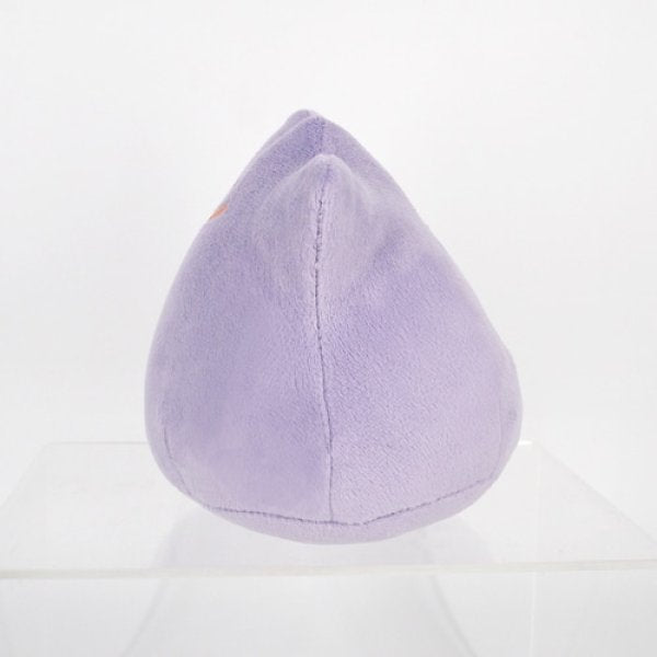 Pokémon All Star Collection - 5" Ditto Plush - Soft lavender plush shaped like a rounded pyramid with smooth fabric and stitched seams.
