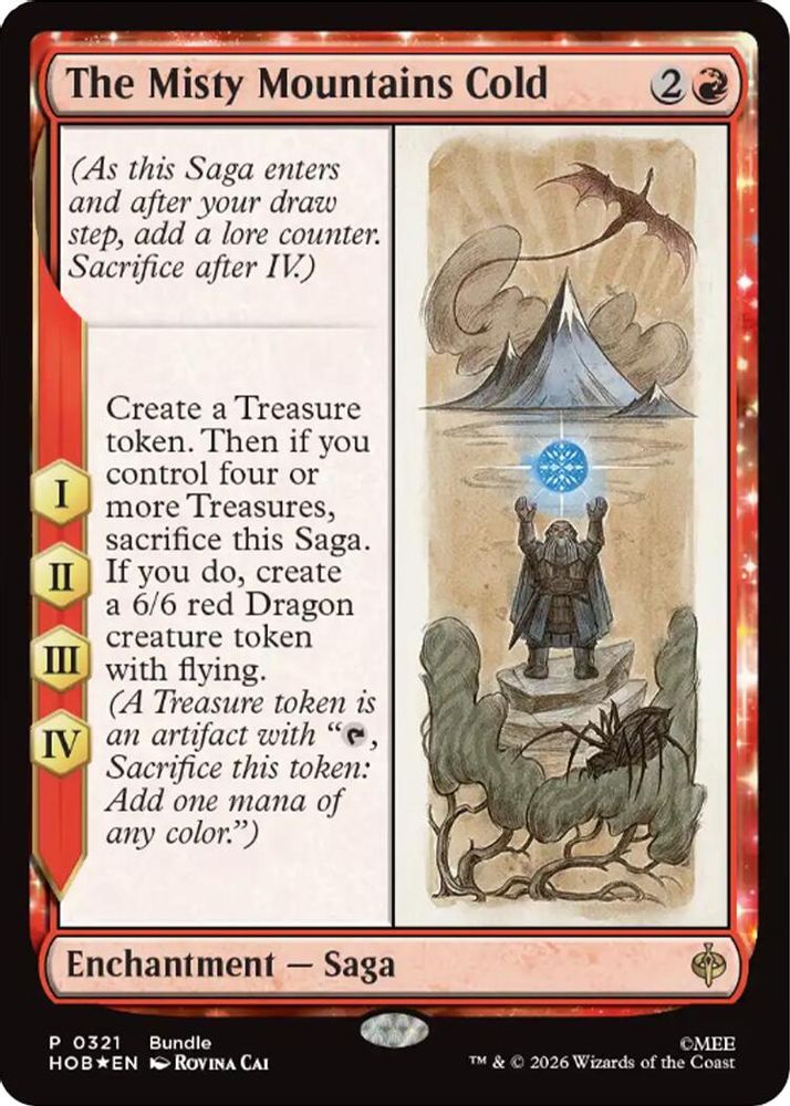 The Misty Mountains Cold · 321 · Unique and Miscellaneous Promos · Foil
